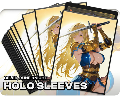 Celes, Rune Knight (100x Holo Sleeves)