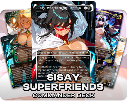 Sisay Superfriends | 18+ NSFW | Superhero Waifus | Commander Deck