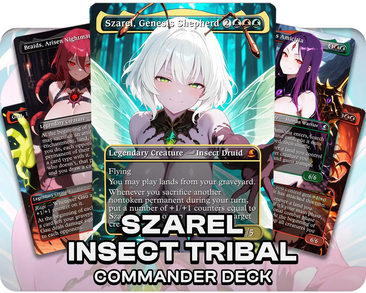 Szarel Landfall | 18+ NSFW | Insect Waifus | Commander Deck