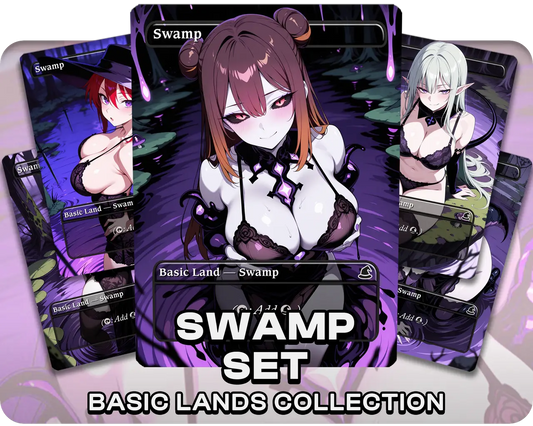 Swamp Set | Basic Lands Collection (24 Cards)