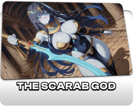 The Scarab God | ProxyWaifus Playmat | 14x24" / 35x60cm