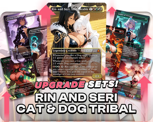 Rin and Seri Tribal | Cat and Dog Waifus | Upgrade Sets