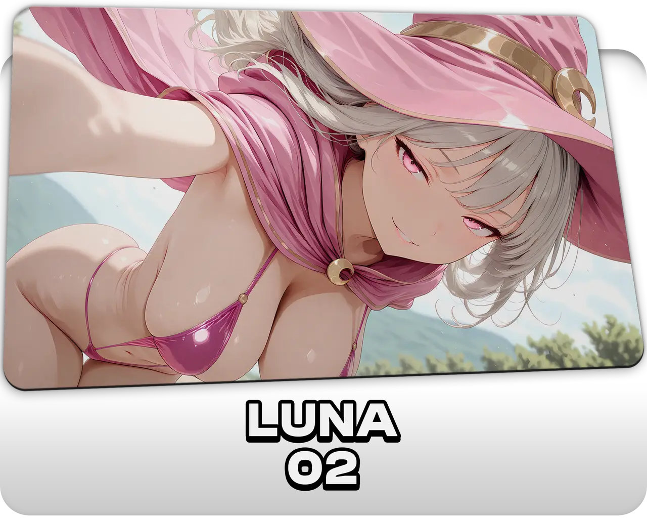 Luna, ProxyWaifus Mascot | ProxyWaifus Playmat | 14x24" / 35x60cm