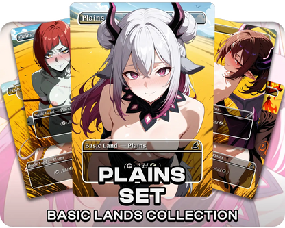 Plains Set | 18+ NSFW | Basic Lands Collection (24 Cards)