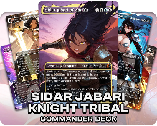 Sidar Jabari Knight Tribal | Knight Waifus | Commander Deck