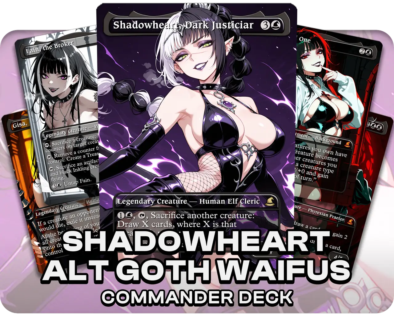 Shadowheart, Dark Justiciar | Alt Goth Waifus | Commander Deck