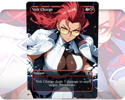 Crimson Viper (Street Fighter) - Volt Charge