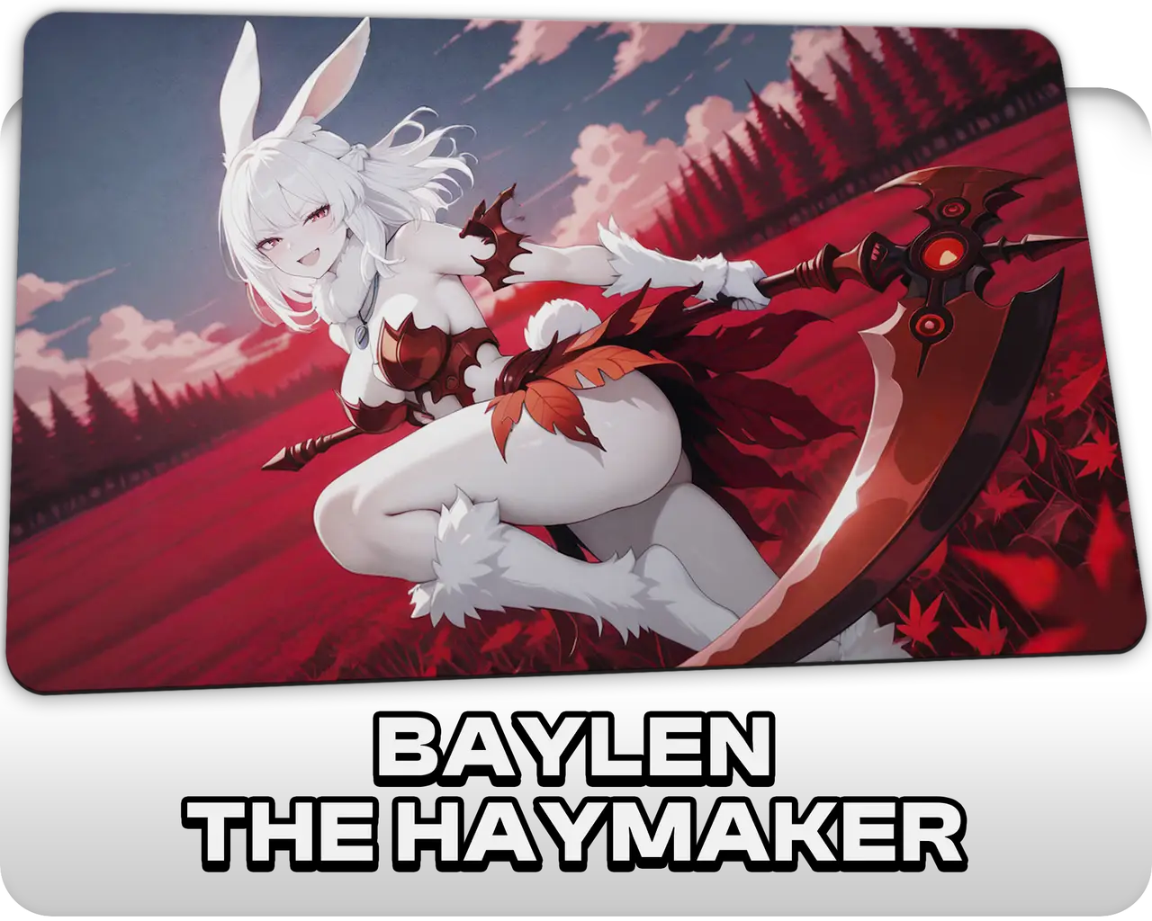 Baylen, the Haymaker | ProxyWaifus Playmat | 14x24" / 35x60cm