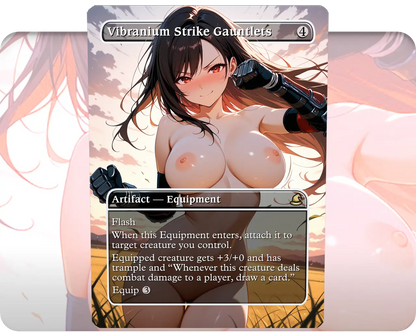 Tifa Lockhart (Final Fantasy) - Vibranium Strike Gauntlets (NSFW)