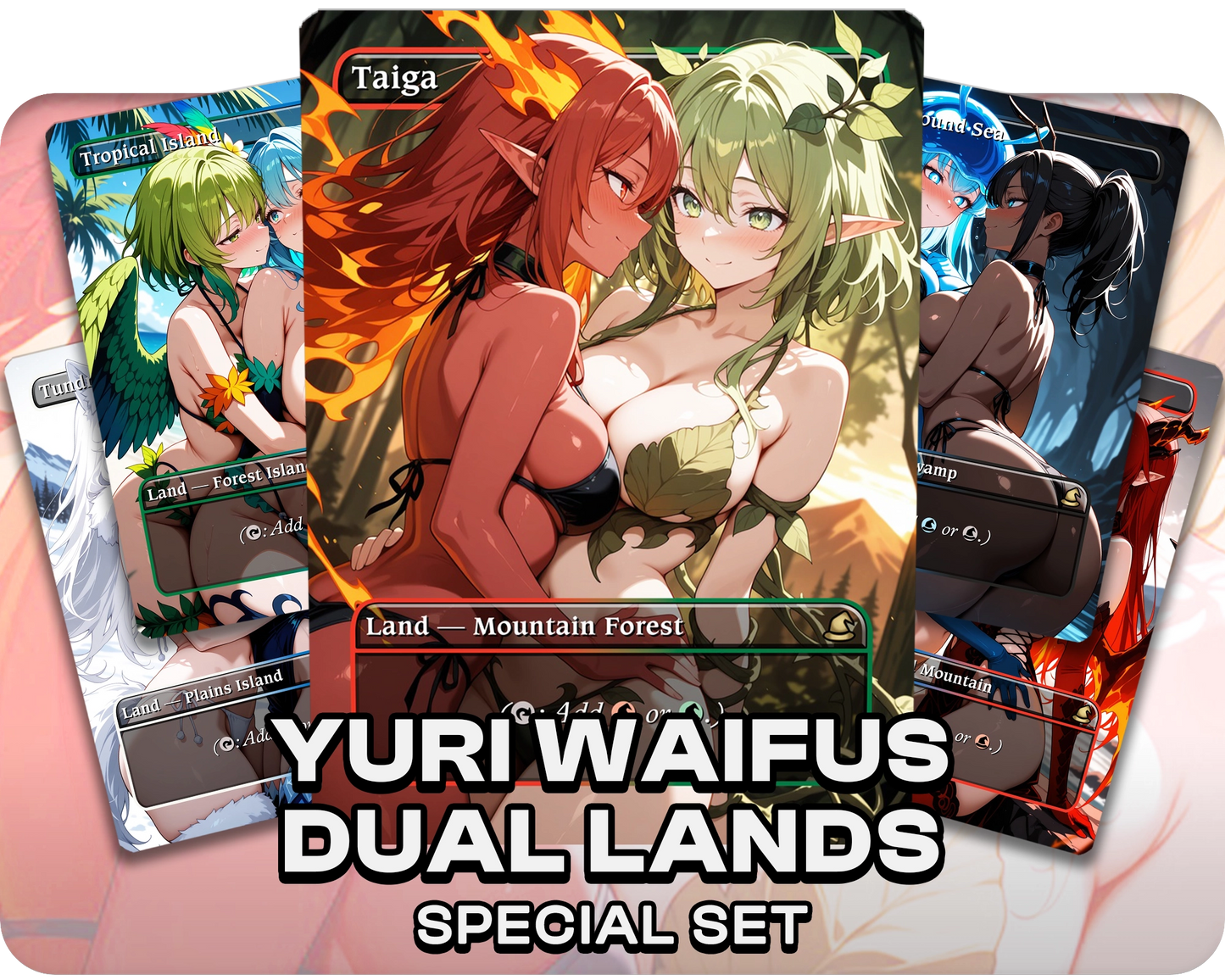 Yuri Waifus | Dual Lands Set (10 Cards)