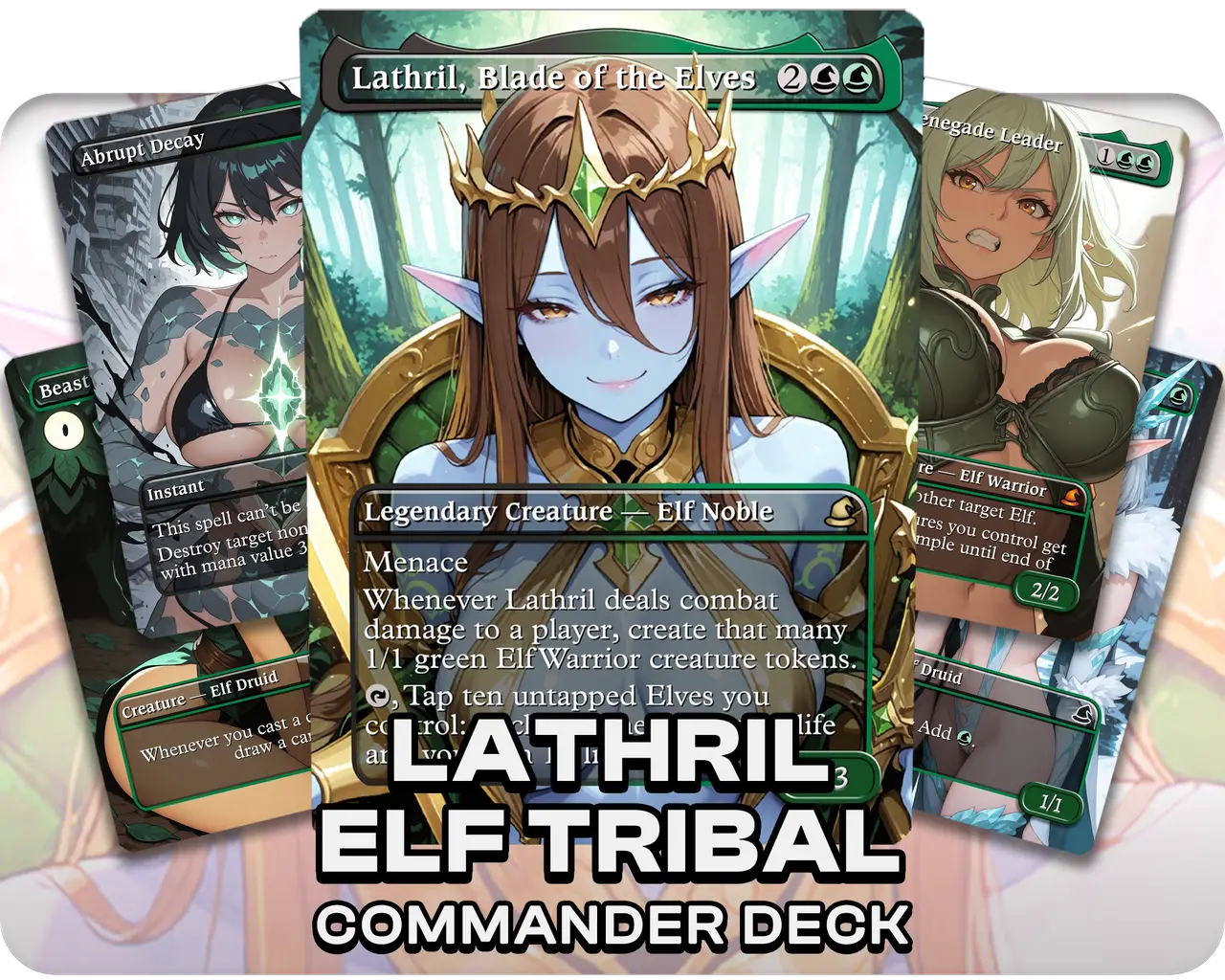 Lathril Elf Tribal | Elves Waifus Theme | Commander Deck