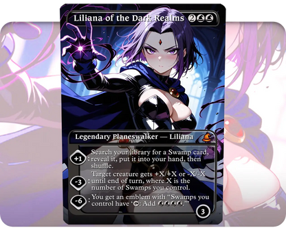 Adult Raven (DC Titans) - Liliana of the Dark Realms