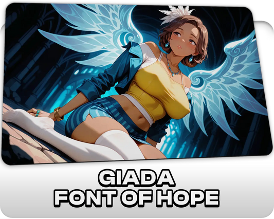 Giada, Font of Hope | ProxyWaifus Playmat | 14x24" / 35x60cm