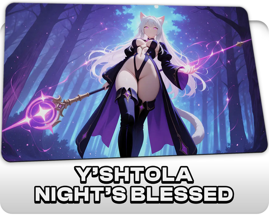 Y'shtola, Night's Blessed | ProxyWaifus Playmat | 14x24" / 35x60cm