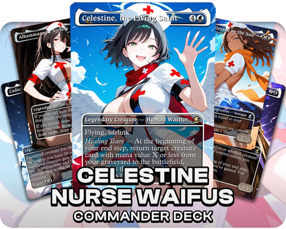 Celestine, the Living Saint | Nurse Waifus | Commander Deck