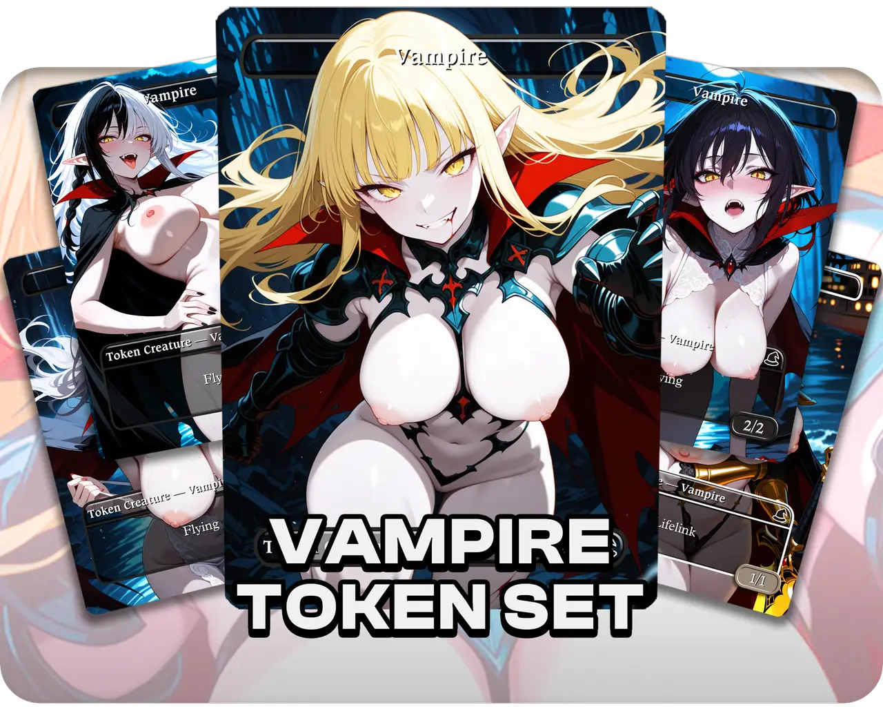 Vampire Token Set | 18+ NSFW (24 Cards)