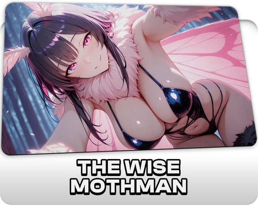 The Wise Mothman | ProxyWaifus Playmat | 14x24" / 35x60cm