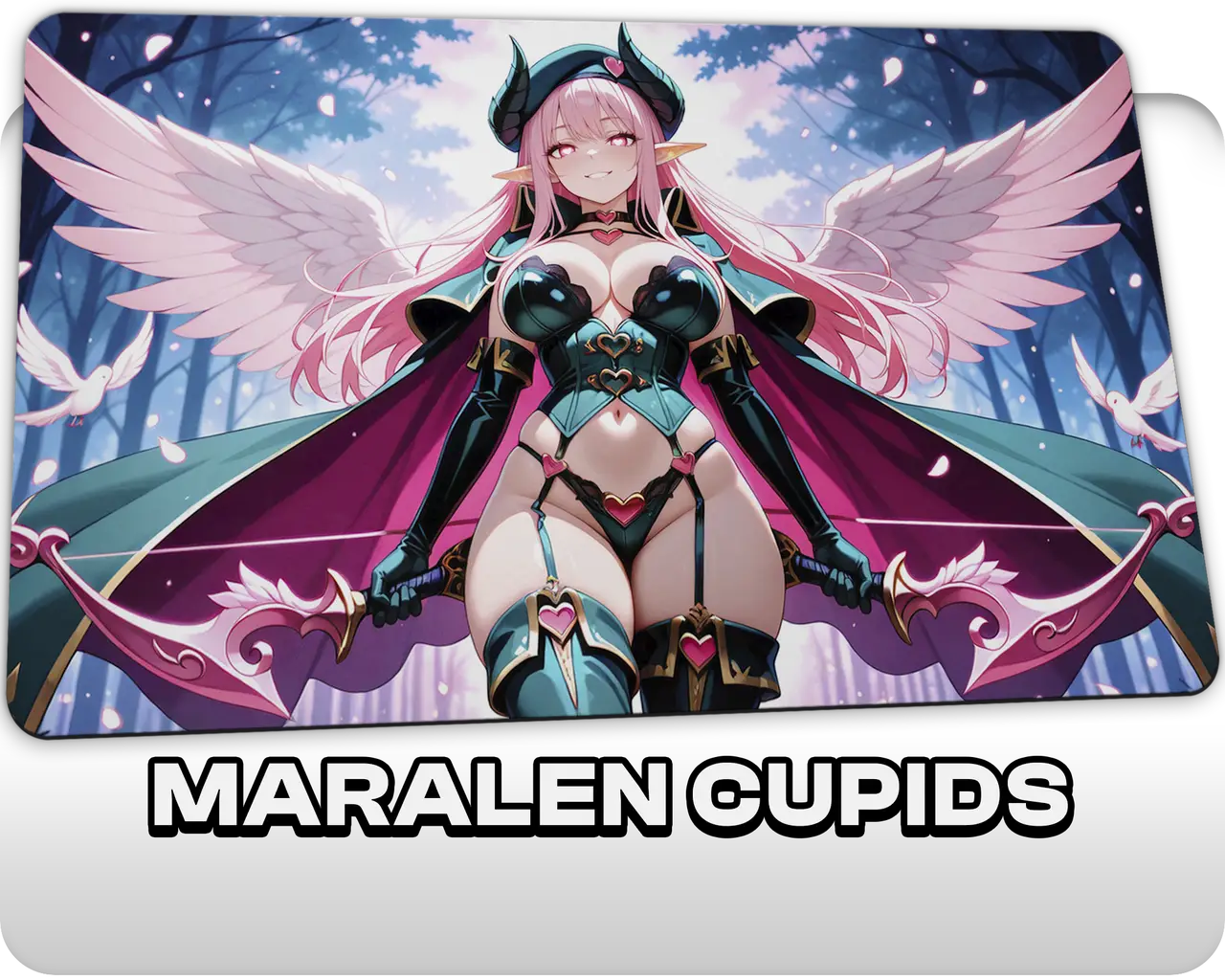 Maralen Curse of Cupids | ProxyWaifus Playmat | 14x24" / 35x60cm