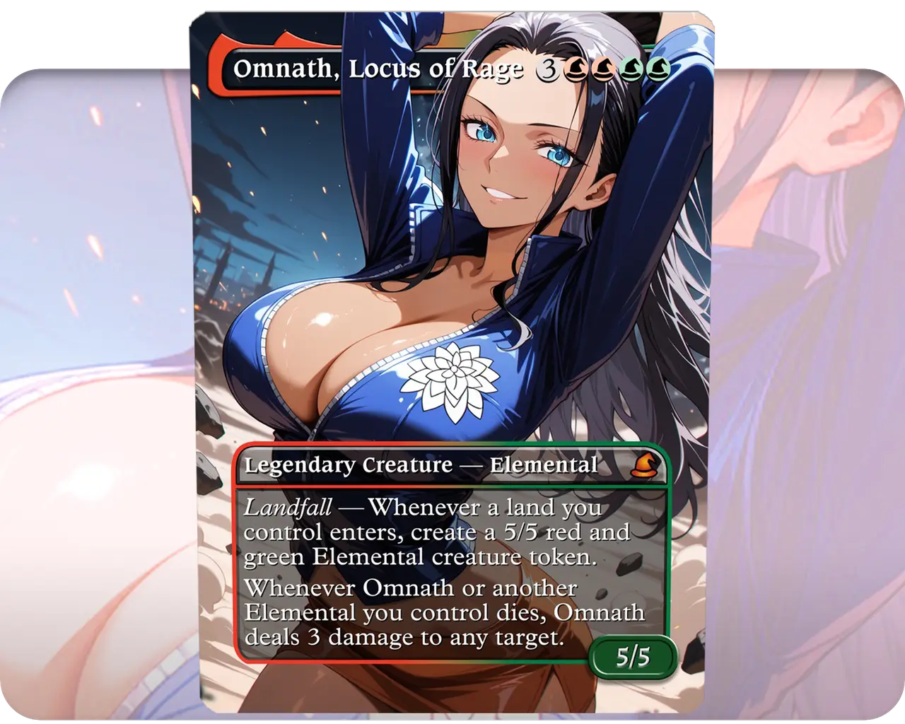 Nico Robin (One Piece) - Omnath, Locus of Rage