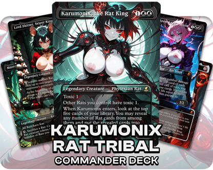 Karumonix Rat Tribal | 18+ NSFW | Phyrexian Rat Waifus | Commander Deck