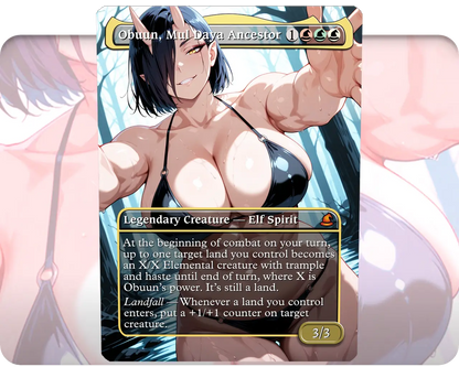 Oga (Plus-Sized Elf) - Obuun, Mul Daya Ancestor