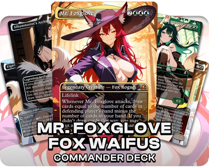Mr. Foxglove | Fox Waifus | Commander Deck