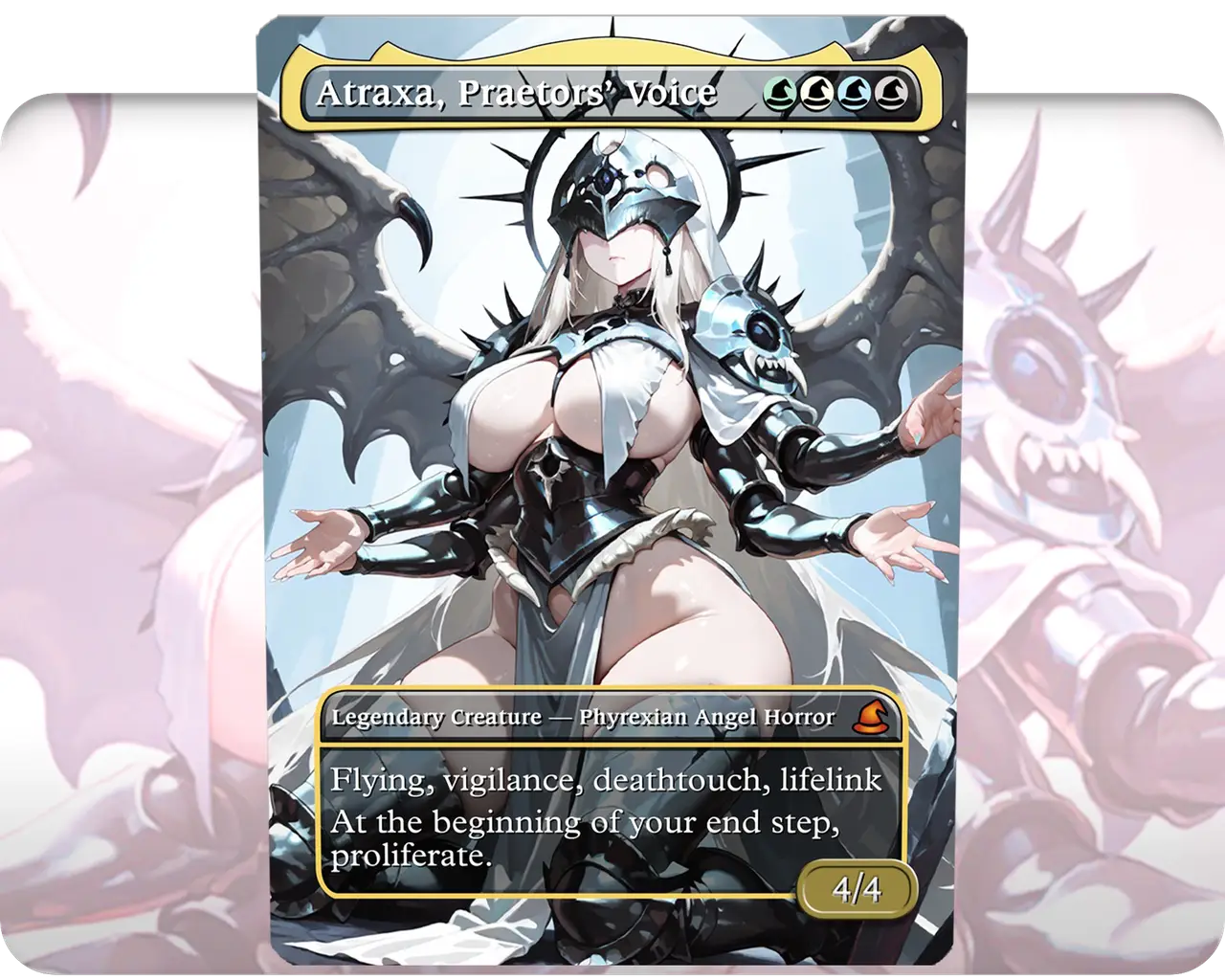Atraxa, Praetors' Voice