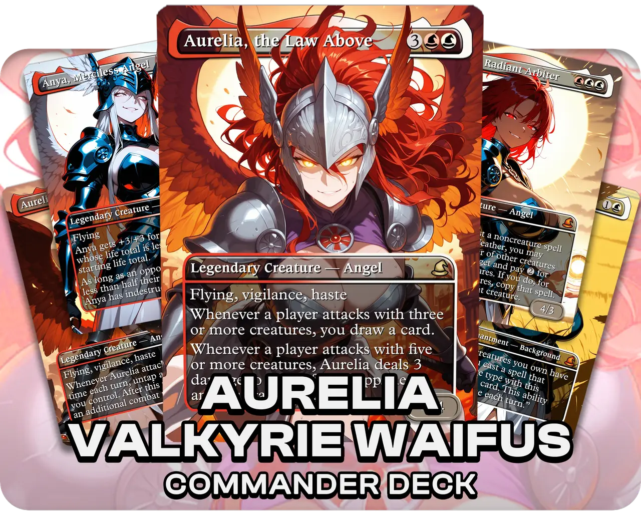 Aurelia, The Law Above | Valkyrie Waifus | Commander Deck