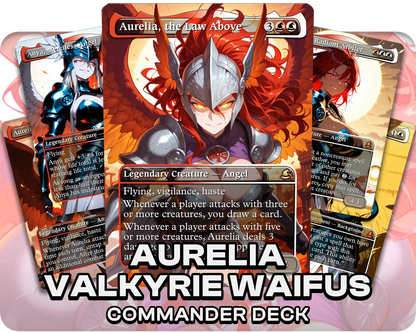 Aurelia, The Law Above | Valkyrie Waifus | Commander Deck