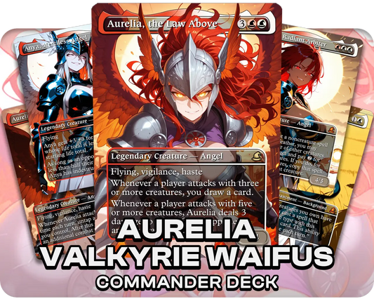 Aurelia, The Law Above | Valkyrie Waifus | Commander Deck