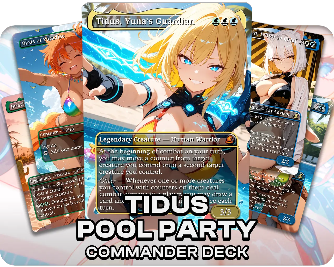 Tidus Pool Party | Swimsuit Waifus | Commander Deck