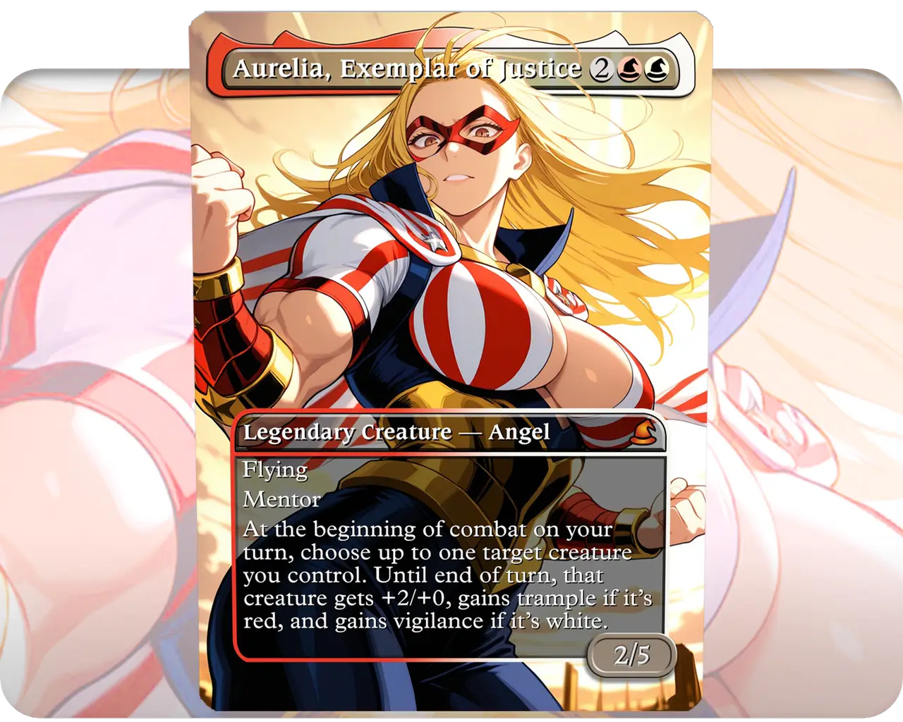 Cathleen Bate (Star and Stripe) - Aurelia, Exemplar of Justice