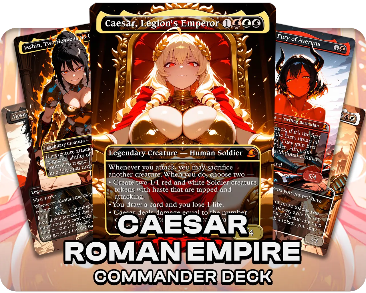 Caesar, Legion's Emperor | Roman Empire | Commander Deck