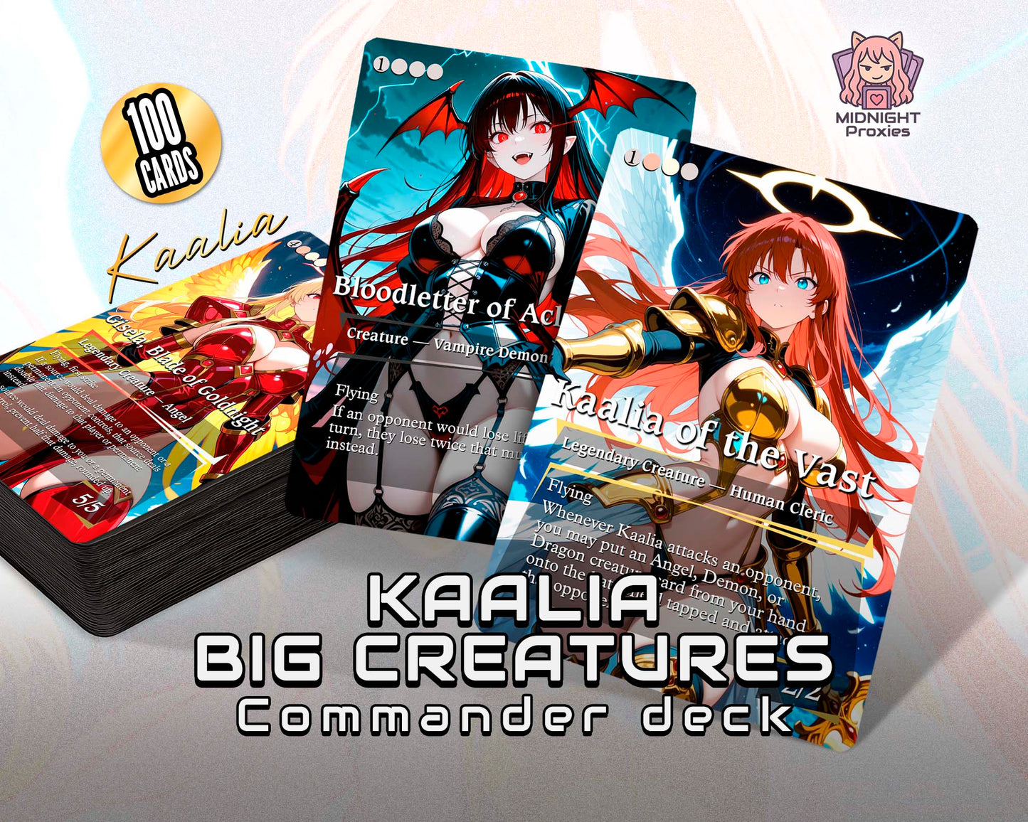 Kaalia Aggro/Big Creatures | 118 Proxy Cards | Commander EDH Deck (Full MidnightProxies Deck)