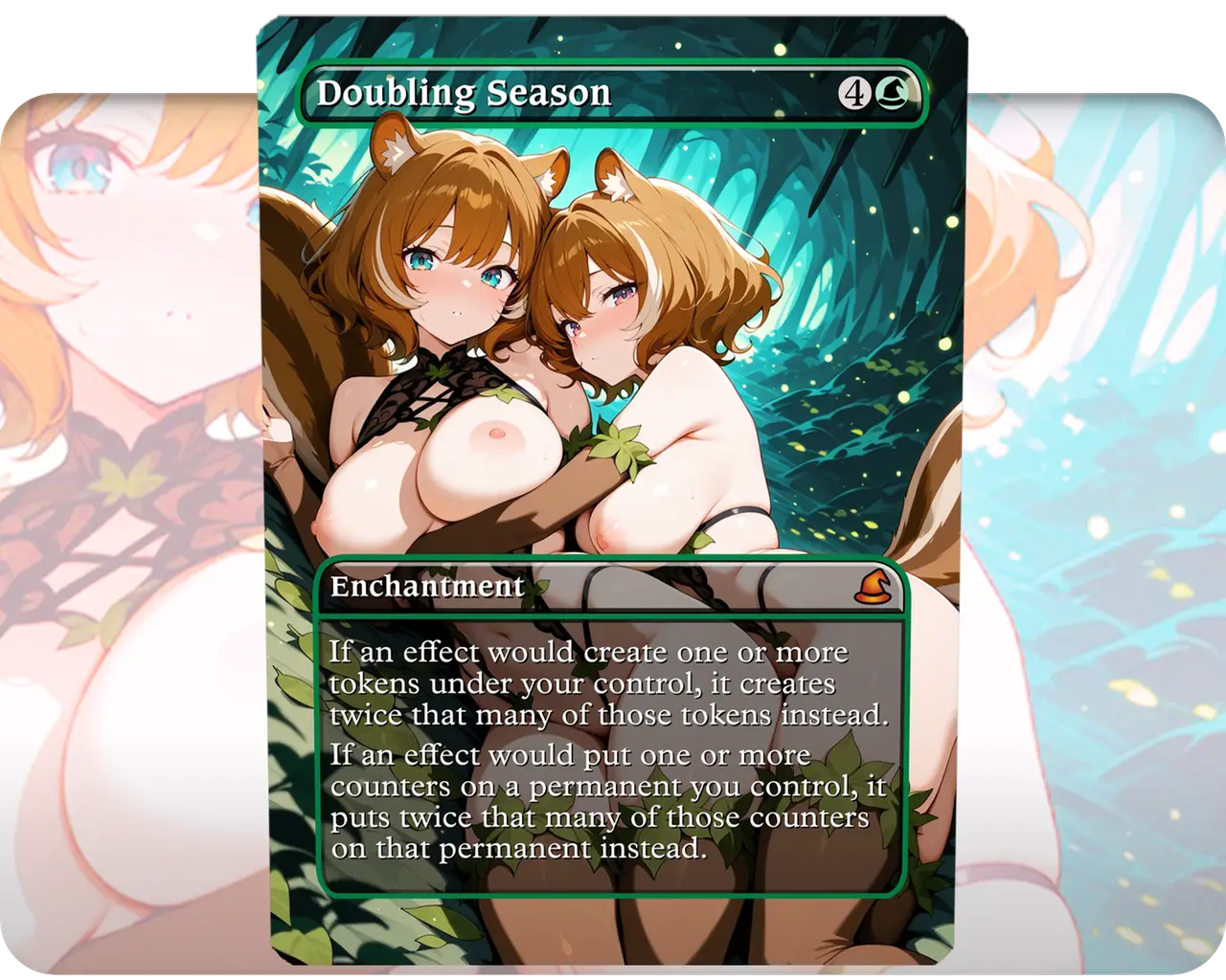 Doubling Season (Squirrels) (NSFW)
