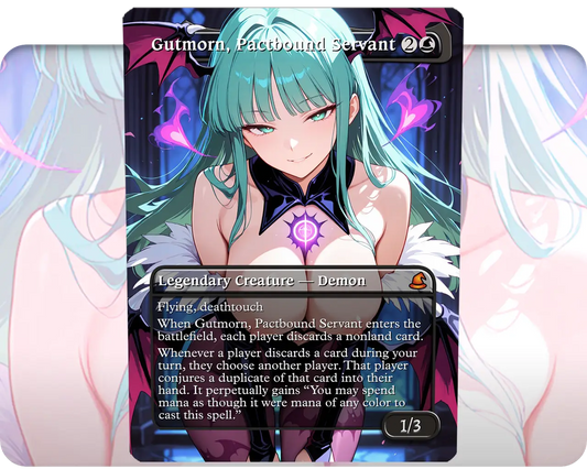 Morrigan (Darkstalkers) - Gutmorn, Pactbound Servant (NSFW)
