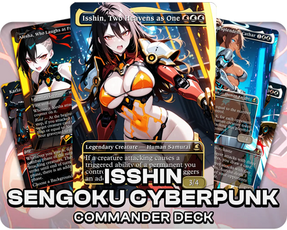 Isshin, Two Heavens as One | Cyberpunk Waifus | Commander Deck