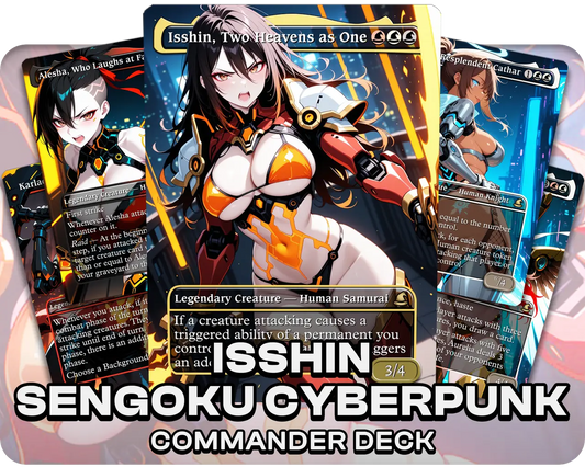 Isshin, Two Heavens as One | Cyberpunk Waifus | Commander Deck