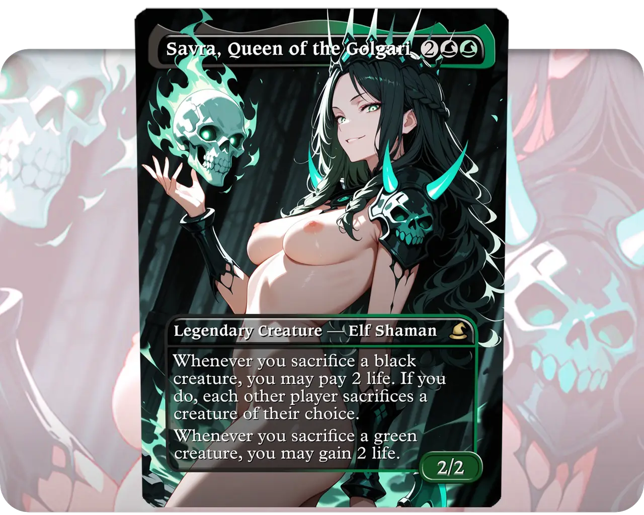Savra, Queen of the Golgari (NSFW)