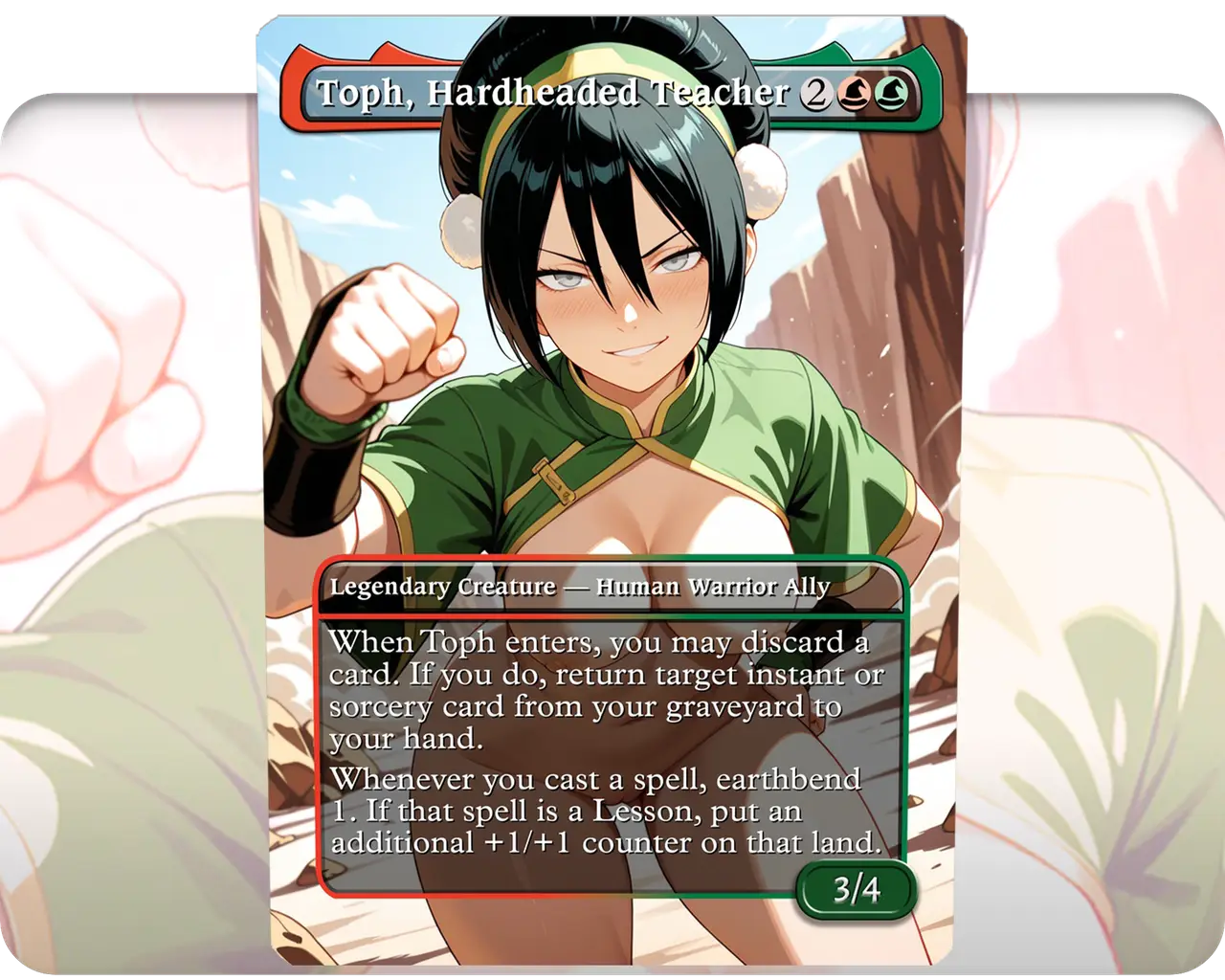 Toph, Hardheaded Teacher (Adult Version) (NSFW)