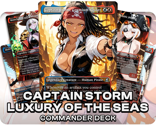 Captain Storm Luxury of the Seas | Pirate Waifus | Commander Deck