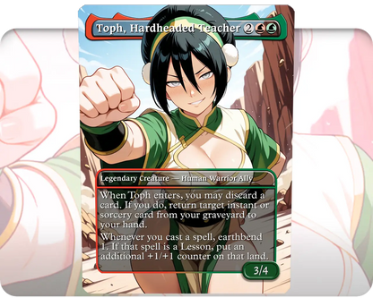 Toph, Hardheaded Teacher (Adult Version)