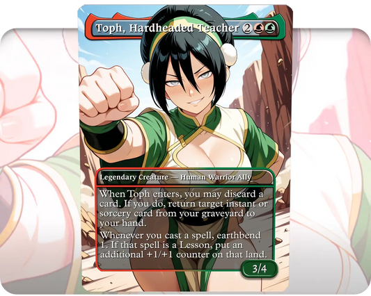 Toph, Hardheaded Teacher (Adult Version)
