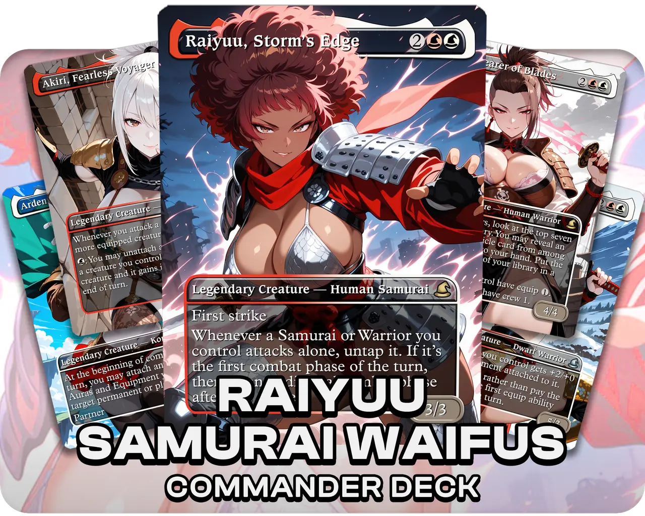 Raiyuu, Storm's Edge | Samurai Waifus | Commander Deck