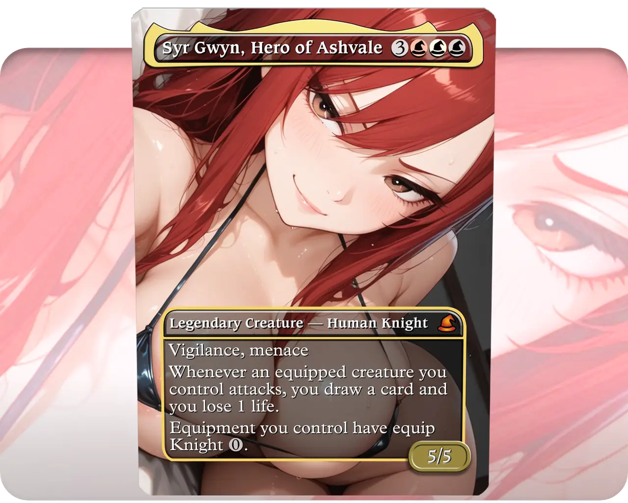 Erza Scarlet (Fairy Tail) - Syr Gwyn, Hero of Ashvale (NSFW)