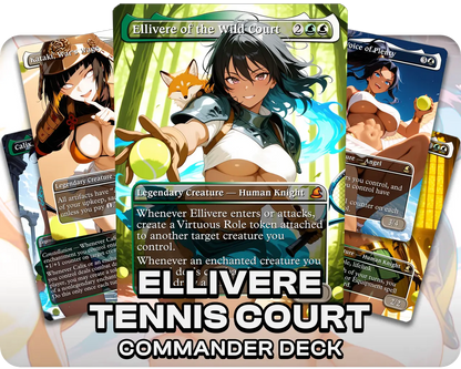 Ellivere of the Wild Court | Tennis Court Waifus | Commander Deck