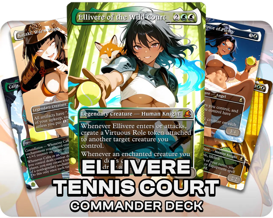Ellivere of the Wild Court | Tennis Court Waifus | Commander Deck
