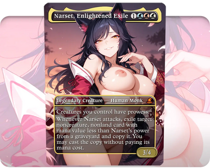 Ahri (League of legends) - Narset, Enlightened Exile (NSFW)