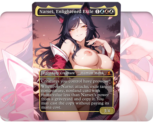 Ahri (League of legends) - Narset, Enlightened Exile (NSFW)