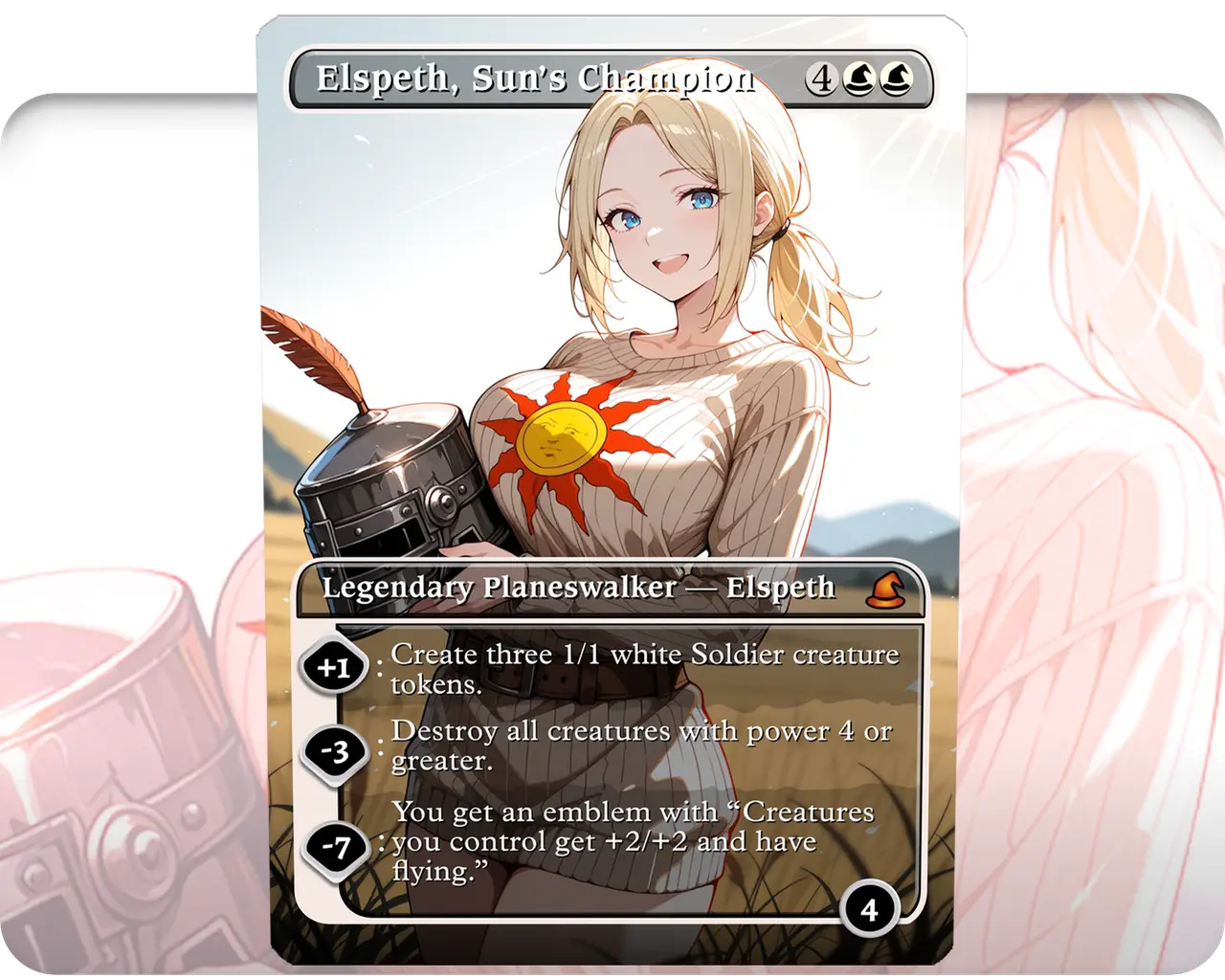 Solaire de Astora (Dark Souls) - Elspeth, Sun's Champion